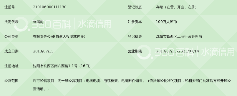 沈阳久通线缆有限公司_360百科