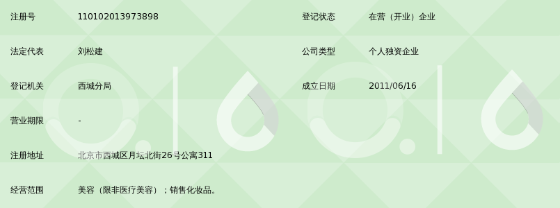 北京天香靓康化妆品销售中心