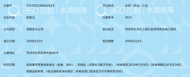 菏泽市牡丹区鑫隆商贸有限公司_360百科