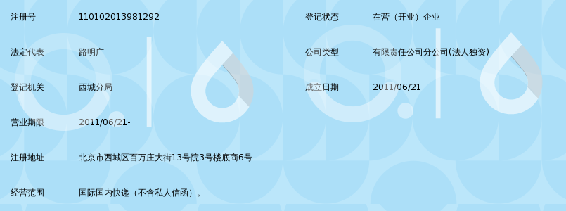 北京顺丰速运有限公司月坛第二营业部_360百