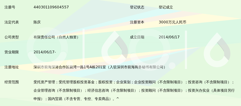 深圳前海中泰富资产管理有限公司_360百科