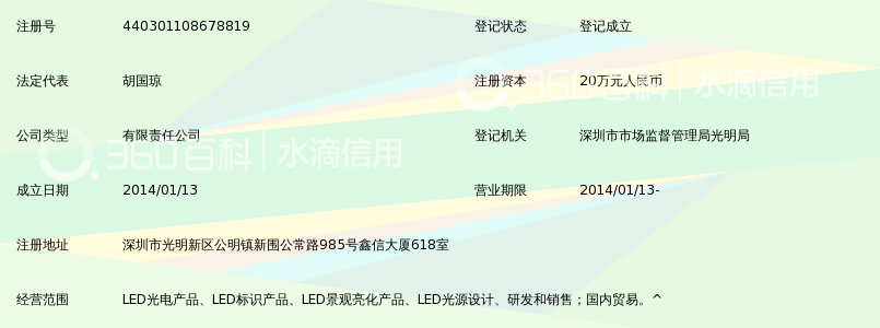 深圳市自由美芯光电标识有限公司_360百科