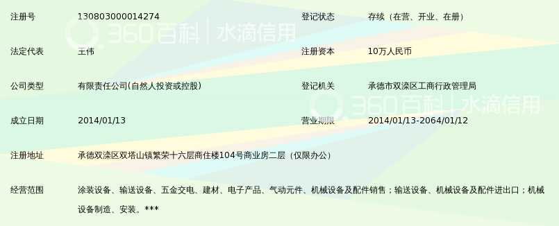 承德科威德机械设备制造有限公司