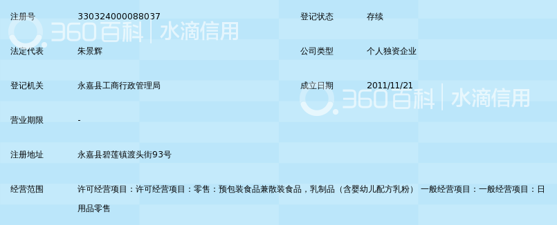 永嘉县碧莲镇乐佳家供销超市