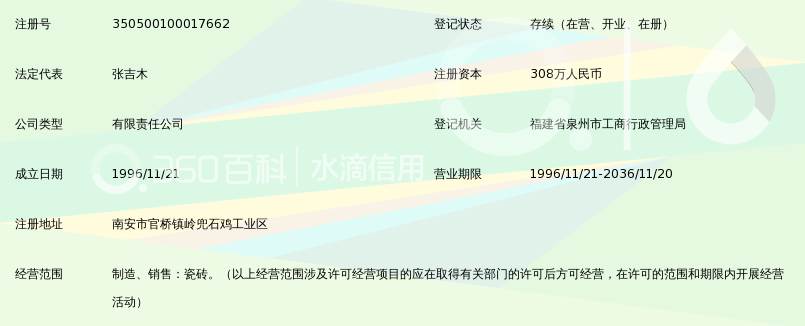 福建省泉州市和盛陶瓷有限公司_360百科