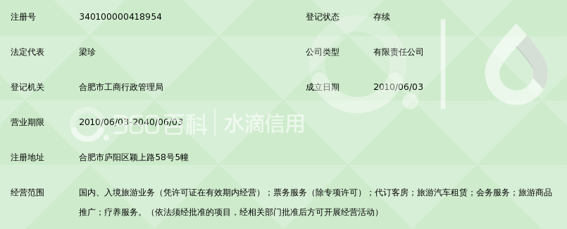 安徽康福旅行社有限责任公司_360百科