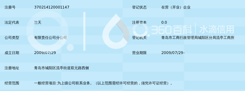 青岛青房建安集团有限公司城阳分公司