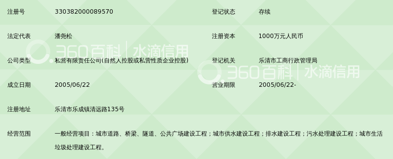 乐清市旭阳市政建设工程有限公司_360百科