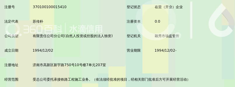 山东高速轨道交通集团有限公司济南工程分公司