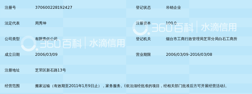 烟台顺达搬家服务有限责任公司