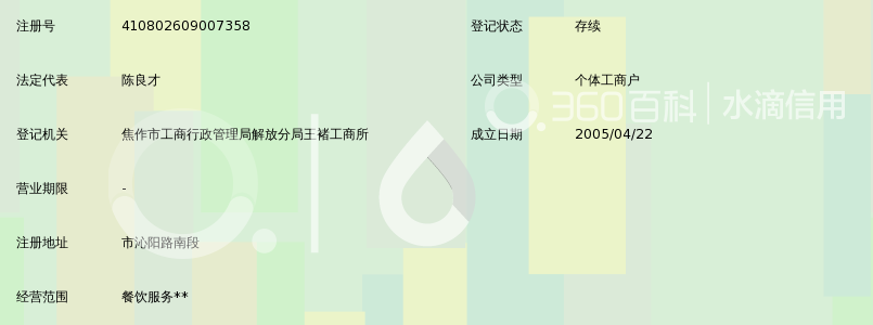 焦作市解放区沁阳路清阁苑食府