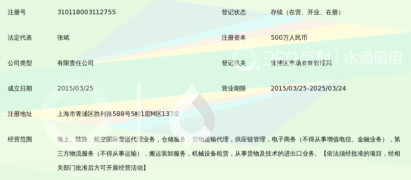 上海增利国际物流有限公司_360百科