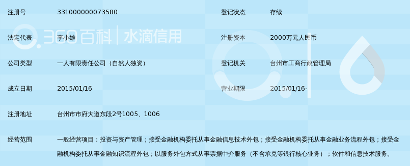 台州市双银投资有限公司