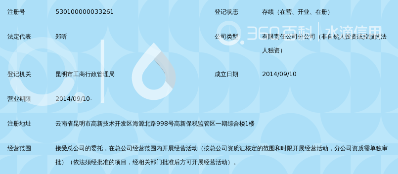 浪潮集团有限公司云南分公司