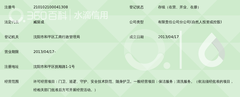 北京首卫保安服务有限公司沈阳分公司_360百