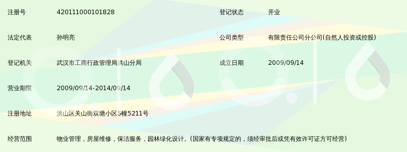 温州海浩物业管理有限公司武汉分公司_360百