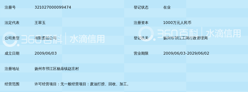 扬州市正大废油回收加工有限公司_360百科