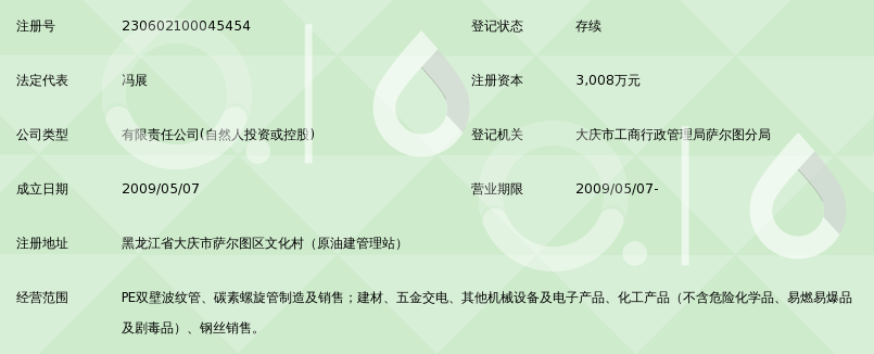 大庆市泰锦塑料管制造有限公司_360百科