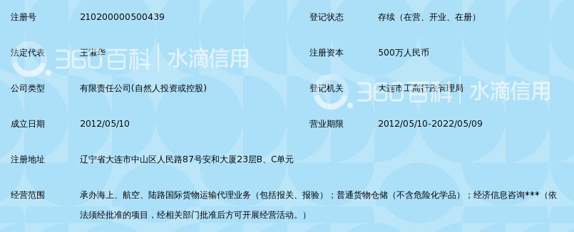 大连宝汇成国际物流有限公司_360百科