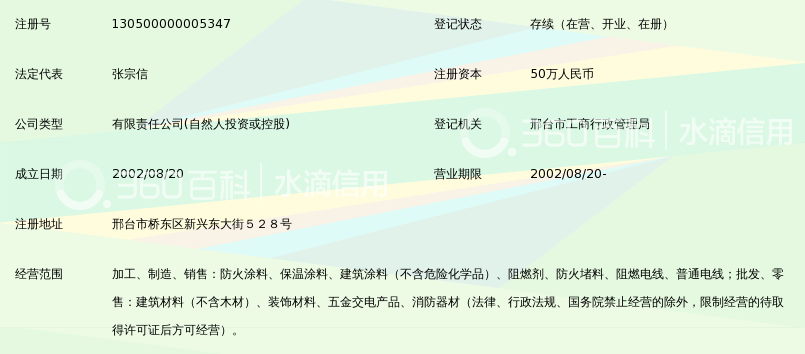 邢台隆泰防火涂料有限公司_360百科