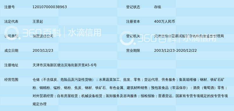 天津港绿通物流有限公司_360百科
