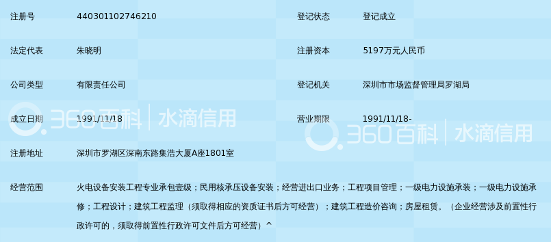 深圳山东核电工程有限责任公司