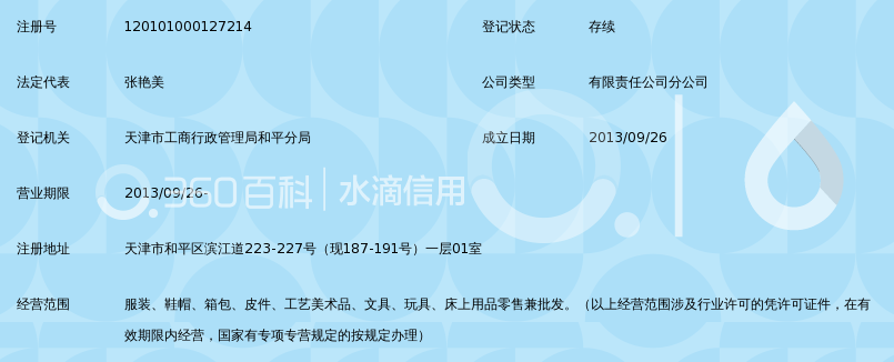天津巴拉巴拉服饰有限公司滨江道店_360百科